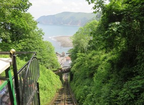 Lynmouth below