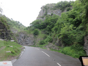 B3135 road through Cheddar Gorge
