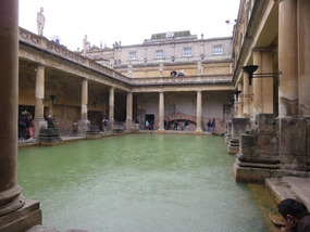 Roman Baths thermal spring pool