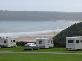 View from motorhome