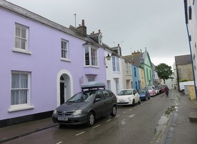 Colourful houses in St Florence Parade