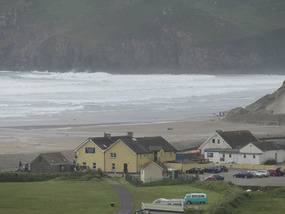 Hilltop view of Newgale
