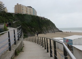 Steep path to The Esplanade