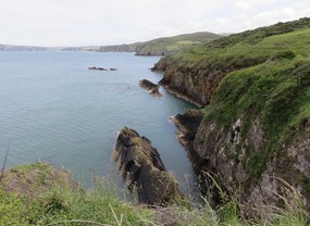 Rugged coastline of Fishguard