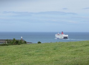 Stena Line Ferry leaving Port for Ireland