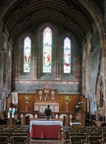Richard ar alter of St Padarn Church