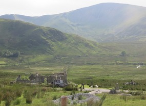 Ruins of an old farmhouse
