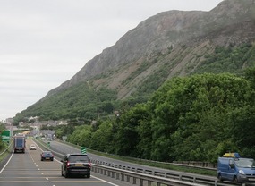 A55 to Llanfairfechan