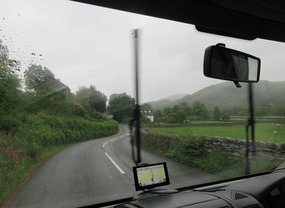 Winding road to Coniston