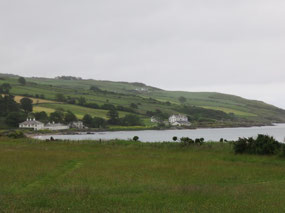 Homes on the bay opposite Cushendun