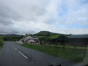 View of Lurigethan Mountain on way to Cushendall
