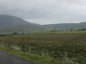 Farmland in the Sheeffry Hills valley