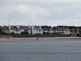 Homes on Salthill foreshore of Galway Bay