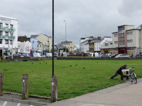 Richard exercising on Salthill Promenade