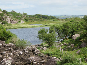 Enjoyable walk by the lakes in the valley