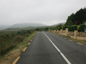 Mountains in the distance to Kenmare
