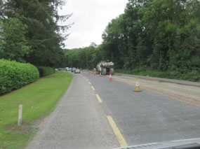 Road needed resurfacing and widening