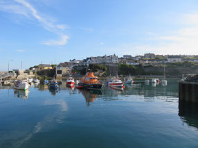 View of harbour pier & Ballycotton