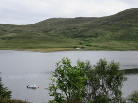 Island of Scalpay across from Dunan quite barren