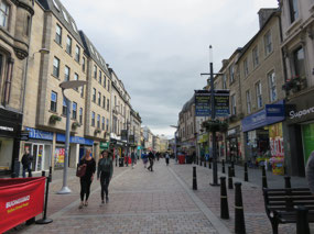 Pedestrian Street in Inverness
