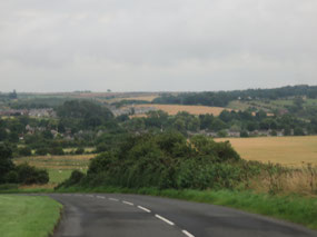 Distant views of Lesbury