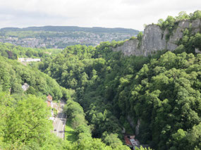 View of Derwent Valley & Matlock in the distance