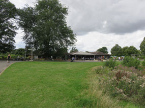Cafe & shops busy at Overton Lake