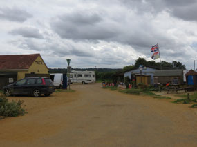 Cafe & carpark at South Beach Heacham
