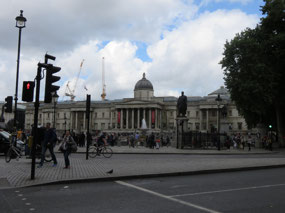 The National Gallery in Trafalgar Square