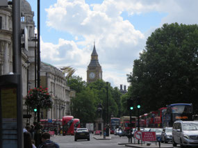 Whitehall Road is closed near Parliament