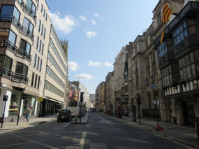 Fleet Street new & old buildings
