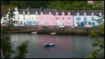The Pink Guest House from across the Harbor