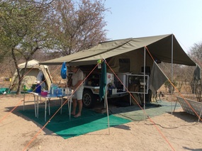Camp set up at CKD3 on first day