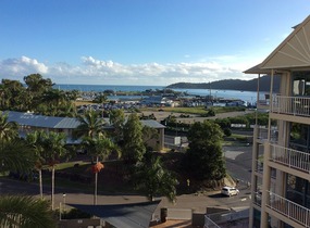 View from our balcony in Airlie Beach