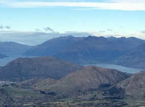 View from paragliding takeoff point