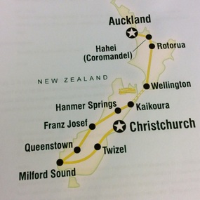 Our Itinerary in NZ