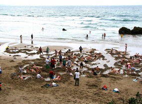 Hot water beach