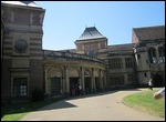 The entrance to Eltham Palace mansion
