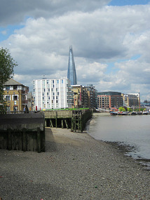 Bermondsey Wall and beach