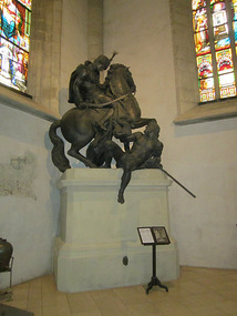 Statue of St. Martin in Bratislava