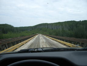 07 - crossing  the Fort Nelson River