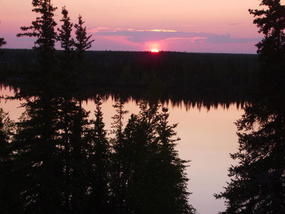 58 - it is almost midnight in Yellowknife