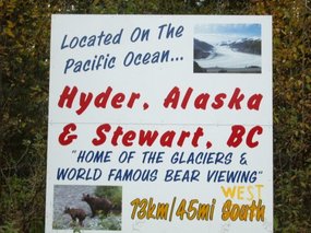 beautiful Hyder, Alaska and Stewart, BC
