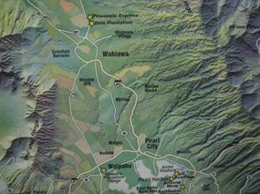 11-- driving south via Pearl City to Honolulu