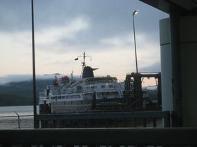 - final look at the Alaska Ferry - MV Taku