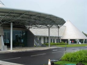 14-- the conical shape architecture of Imiloa