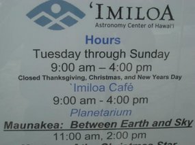 15-- the Imiloa Astronomy Center in Hilo
