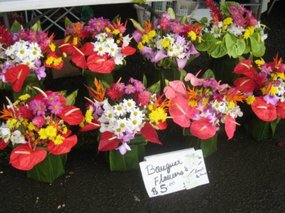 - beautiful  bouquets with red anthuriums (bottom)