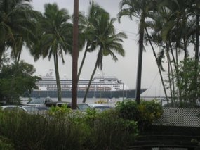 - from hotel balcony