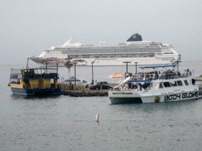 - the cruise ships